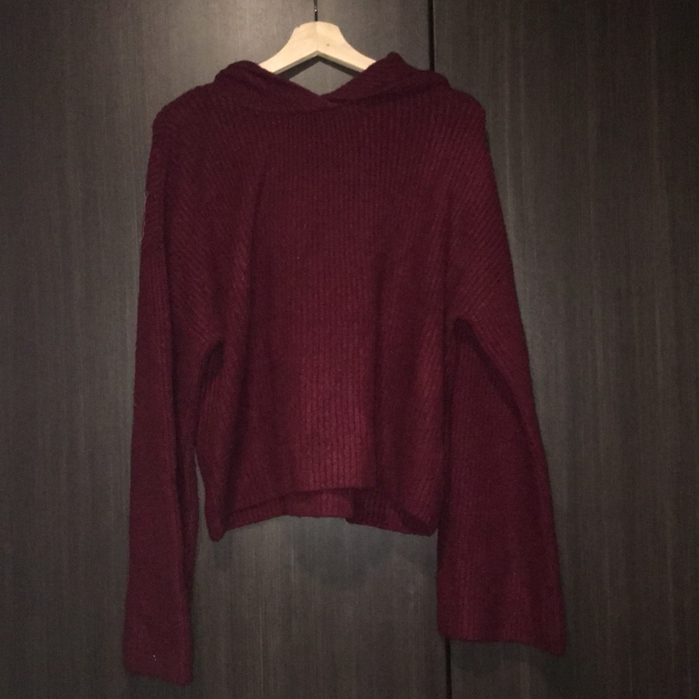 Martin knit sweater w/ hood